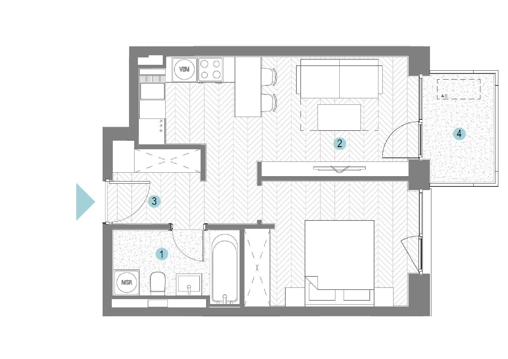 Studio S06B Faza 3 Silk District_2