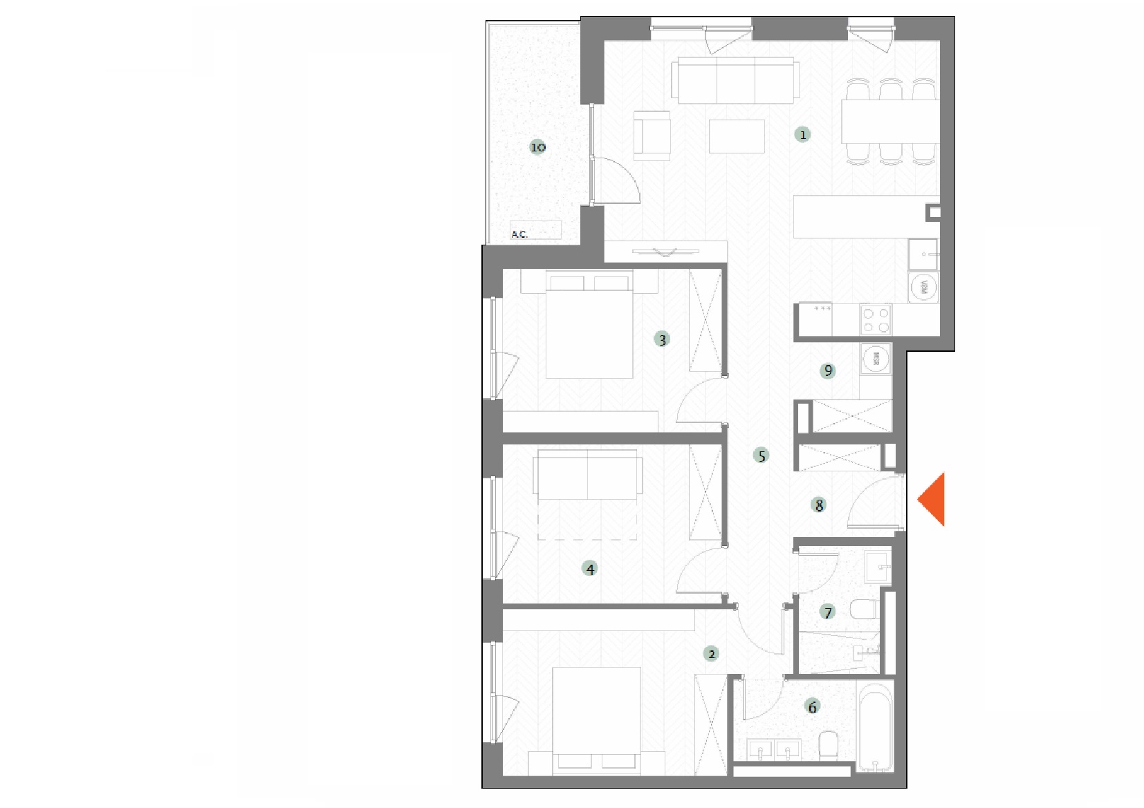 Plan 4 camere 3R13_LOOM_ 22.07.2025