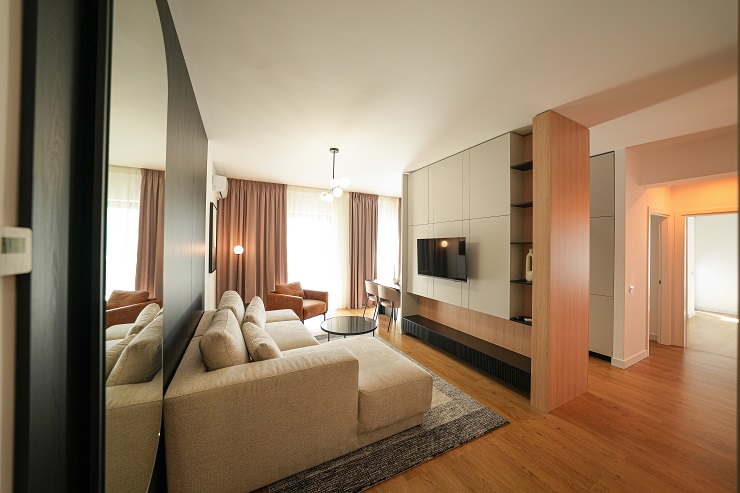 Apartament showroom cu 3 camere Silk District