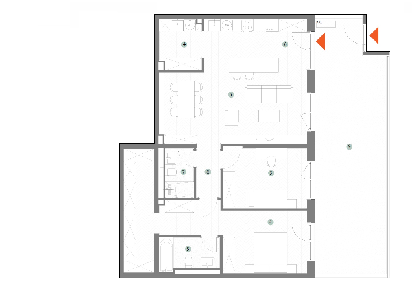 Foto Plan Maisonette 3 camere 3R15_13.08.2025